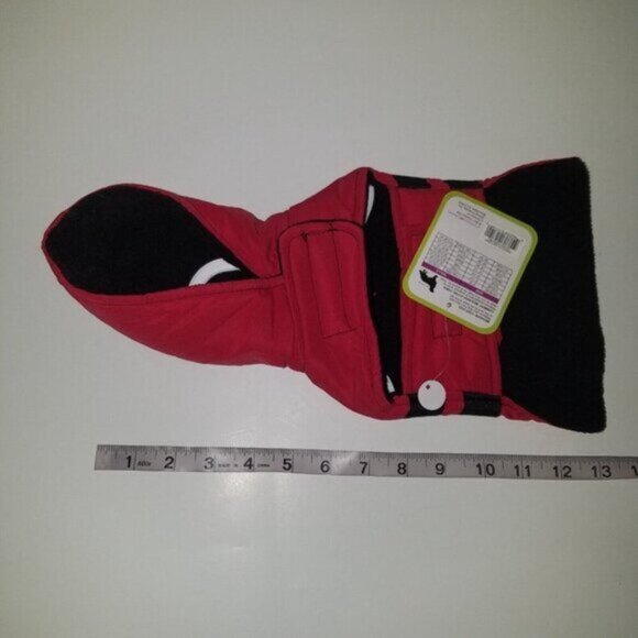 NEW Lookin Good Hooded Red Parka Pet Dog Coat Size XS - Picture 10 of 10